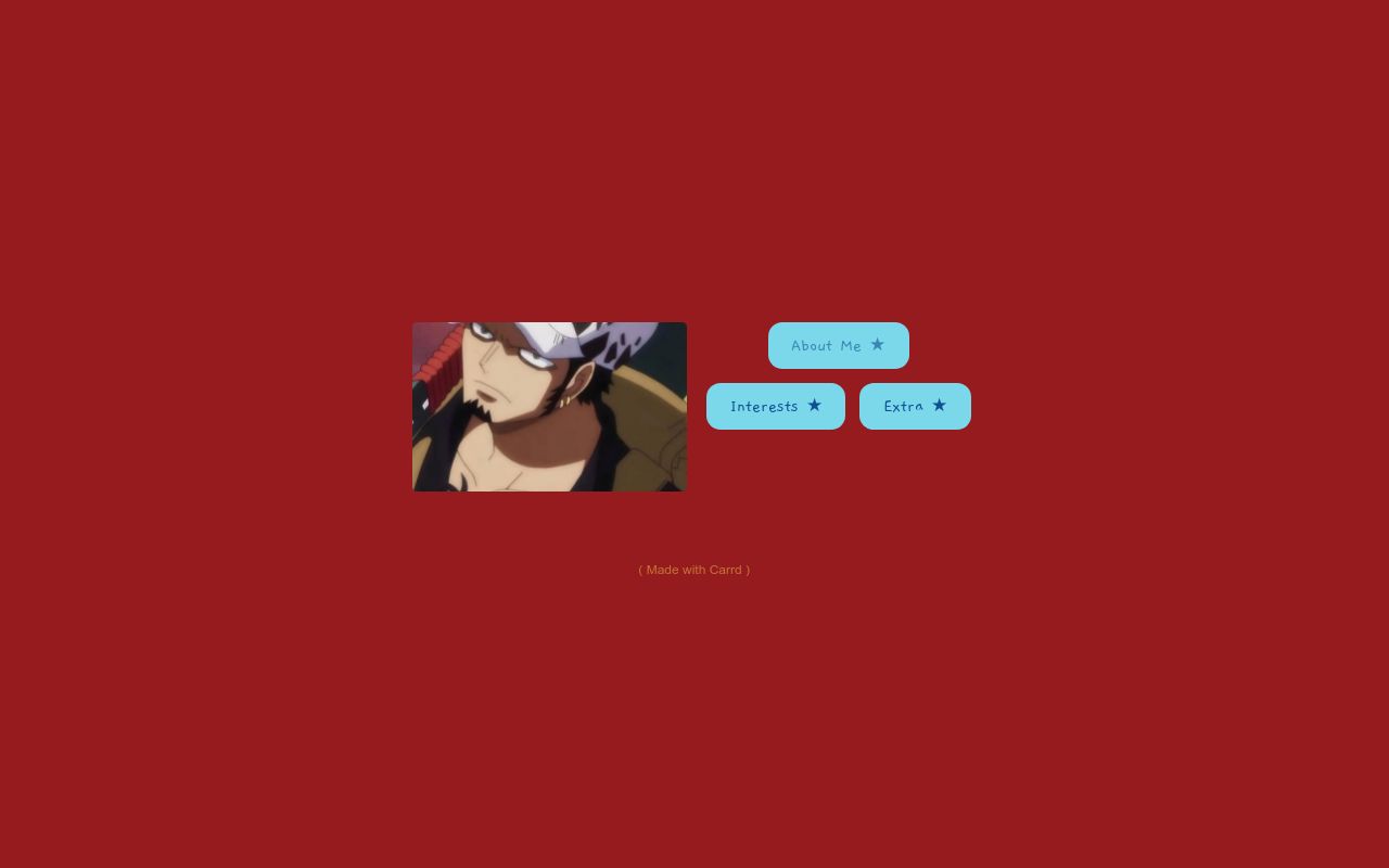 Carrd profile picture for @gears